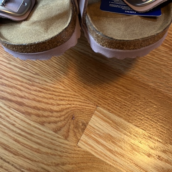 Birkenstock Arizona Big Buckle Nubuck Leather Size 8 NWT - Picture 8 of 13